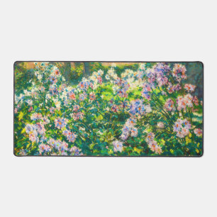 Vintage pretty flowers Windflowers illustration Desk Mat
