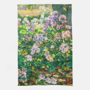 Vintage pretty flowers Windflowers illustration Kitchen Towel