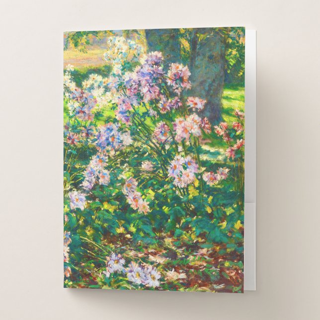 Vintage pretty flowers Windflowers illustration Pocket Folder (Front)