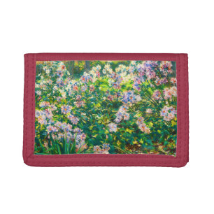 Vintage pretty flowers Windflowers illustration Trifold Wallet