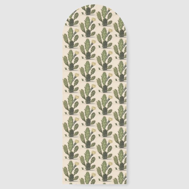 Vintage Prickly Pear Cactus Bookmarks (Front)