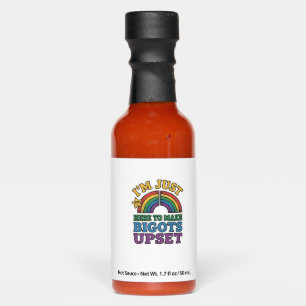 Vintage Pride Bigots Upset Rainbow Shirt Design_1 Hot Sauces