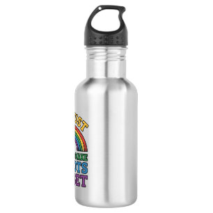 Vintage Pride Bigots Upset Rainbow Shirt Design_1 Stainless Steel Water Bottle