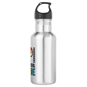 Vintage Pride Letter P Rainbow Shirt Design_1 Stainless Steel Water Bottle