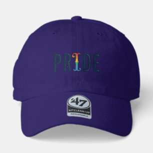 Vintage Pride Rainbow Lettering T-Shirt Design_1 47 Brand Hat