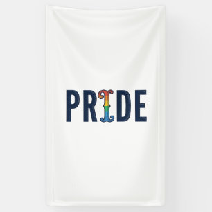 Vintage Pride Rainbow Lettering T-Shirt Design_1 Banner