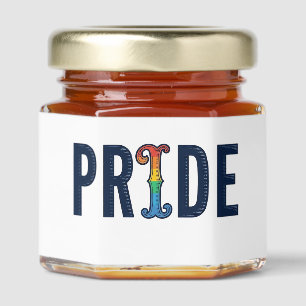 Vintage Pride Rainbow Lettering T-Shirt Design_1 Honey Jar Favors