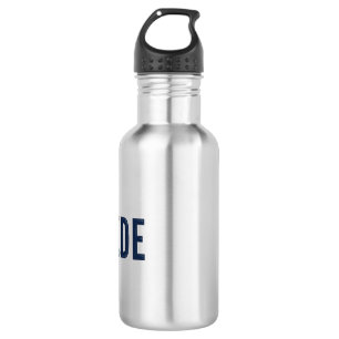 Vintage Pride Rainbow Lettering T-Shirt Design_1 Stainless Steel Water Bottle