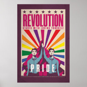 Vintage Pride Revolution Poster