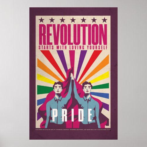 Vintage Pride Revolution Poster