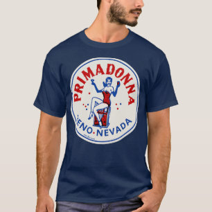 Vintage Primadonna Club Reno Nevada T-Shirt