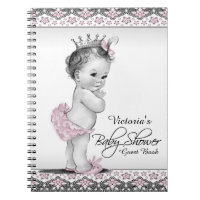 Vintage Princess Baby Shower Guest Book