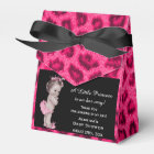 Vintage Princess Baby Shower Leopard Pattern