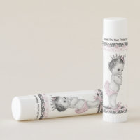 Vintage Princess Baby Shower Lip Balm Favors