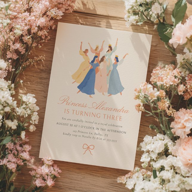 Vintage Princess Fairytale Birthday Invitation (Creator Uploaded)