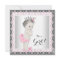 Vintage Princess Pink and Gray Baby Shower