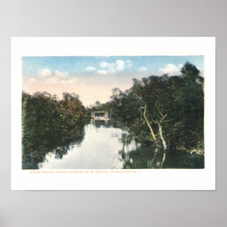 Vintage Princeton NJ Railroad 1920 Vintage