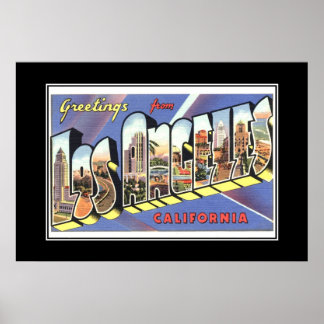 Vintage Print Greetings Los Angeles