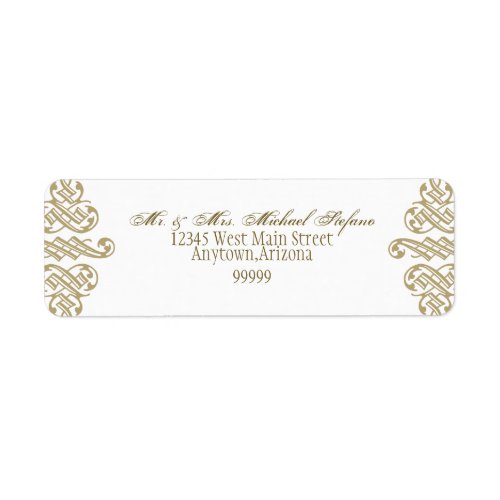 Vintage Printers Ornament- Matching Address Labels