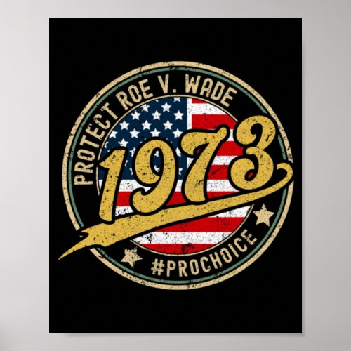 Vintage   Pro Choice Roe v Wade Protest Abortion L Poster