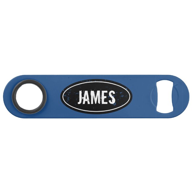 Vintage Pro Speed bottle opener personalized name (Front (Horizontal))