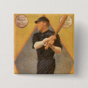 Vintage Product Label Art, Boston Garter for Socks Button