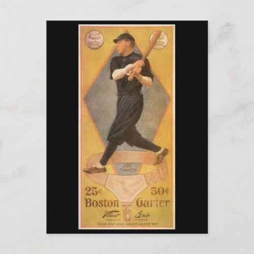 Vintage Product Label Art Boston Garter for Socks Postcard