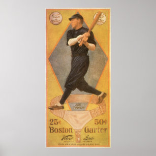 Vintage Product Label Art, Boston Garter for Socks Poster