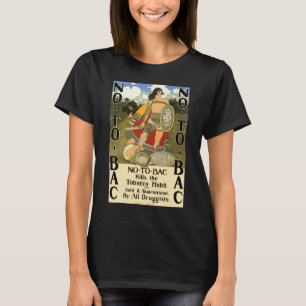 Vintage Product Label Art, No To Bac, Quit Smoking T-Shirt
