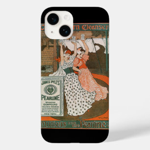 Vintage Product Label Art Pearline Modern Cleanser Case-Mate iPhone 14 Case