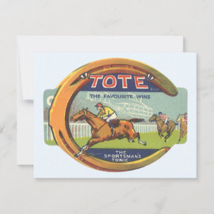 Vintage Product Label Art, Tote Sportsman's Tonic