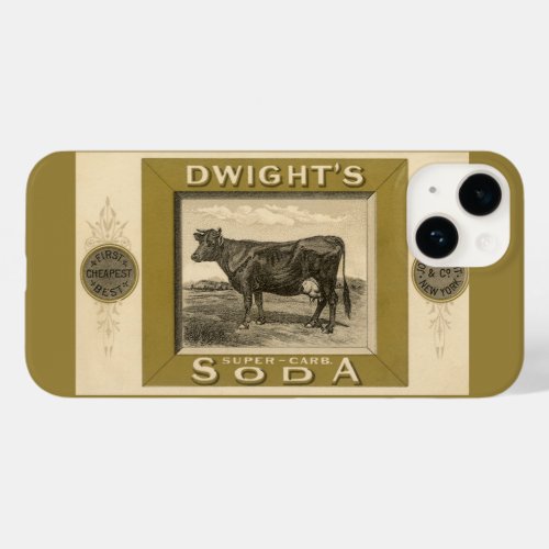 Vintage Product Label Dwights Bicarbonated Soda Case_Mate iPhone 14 Case