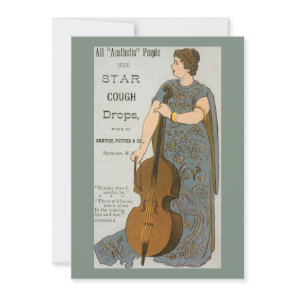 Vintage Product Label, Star Cough Drops with Cello