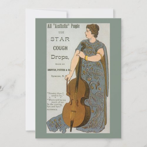 Vintage Product Label Star Cough Drops with Cello