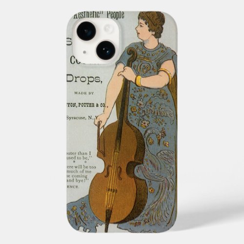 Vintage Product Label Star Cough Drops with Cello Case_Mate iPhone 14 Case