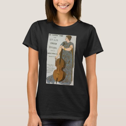 Vintage Product Label Star Cough Drops with Cello T_Shirt