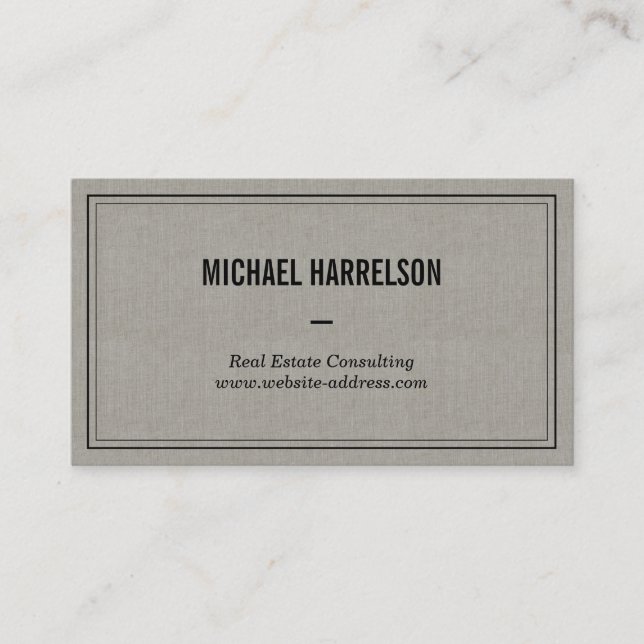 Vintage Professional No. 4 Business Card (Front)