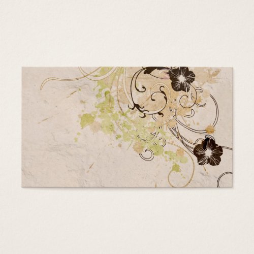 Vintage Profile Card Business Card Template