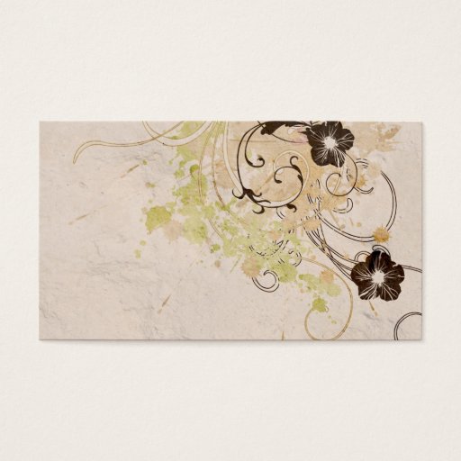 Customizable Vintage Profile Card Business Card Template