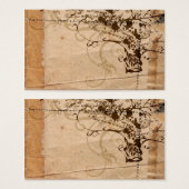 Vintage Profile Card (Front & Back)
