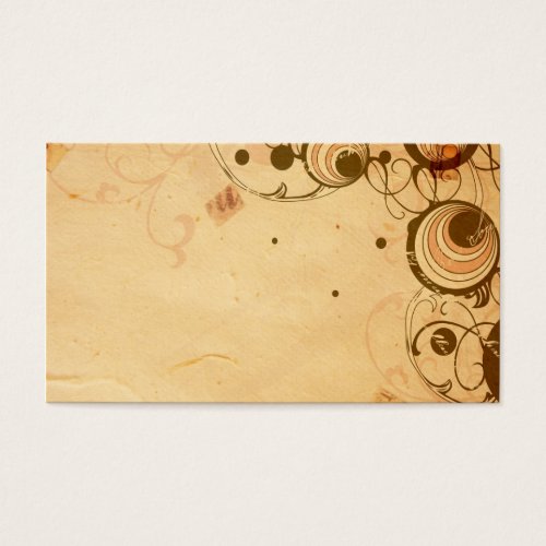 Vintage Profile Card Business Card Template