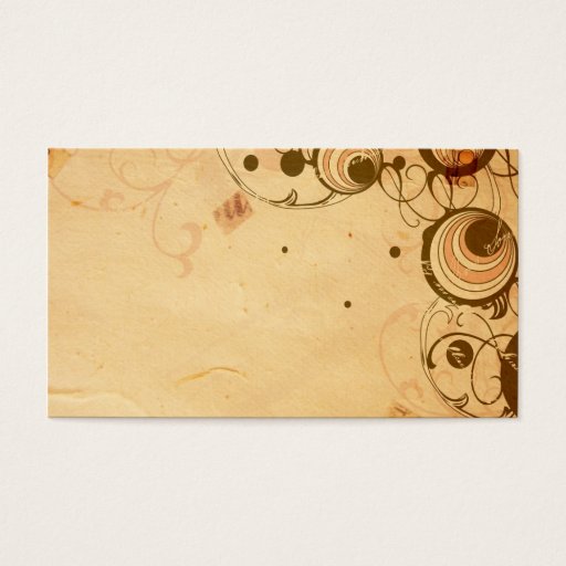 Customizable Vintage Profile Card Business Card Template