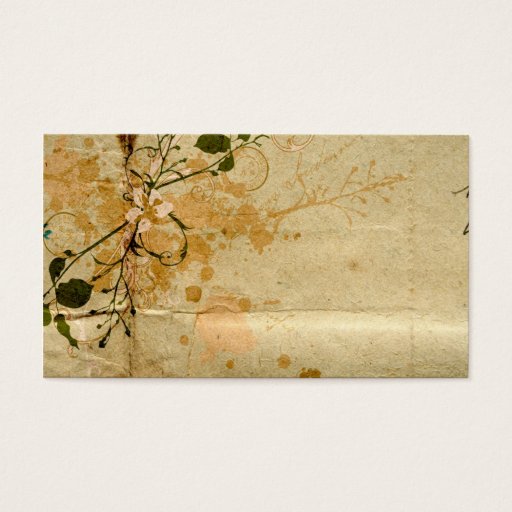 Customizable Vintage Profile Card Business Cards