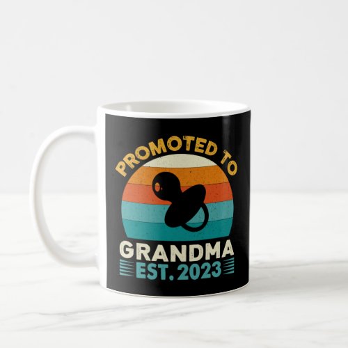 Vintage Promoted to Grandma 2023 Going To Be A Gra Coffee Mug