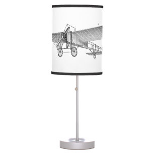Vintage Propeller Airplane Retro Old Prop Plane Table Lamp