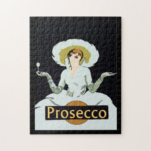 Vintage Prosecco  Wine Posters Jigsaw Puzzle