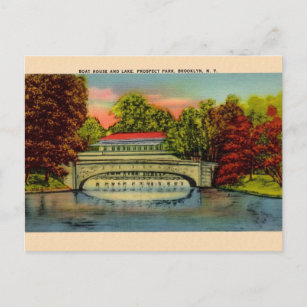 Vintage Prospect Park Brooklyn NY Postcard