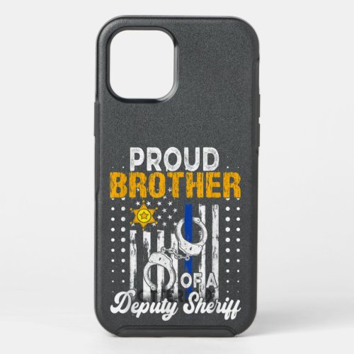 Vintage Proud Brother Of A Deputy Sheriff Family P OtterBox Symmetry iPhone 12 Pro Case