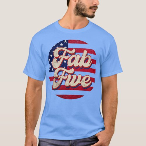 Vintage Proud Name Fab Personalized Styles America T_Shirt