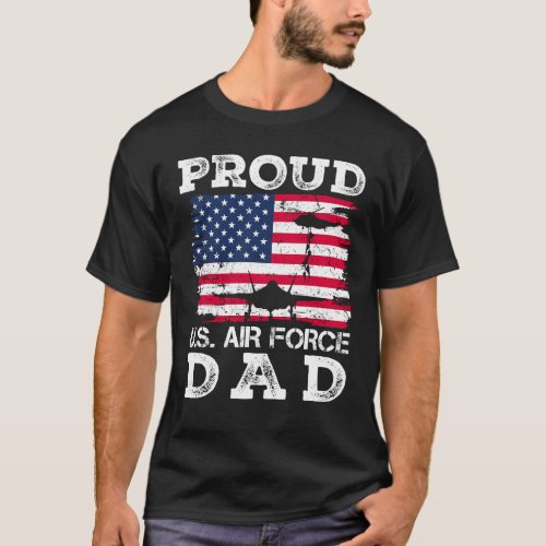 Vintage Proud US Air Force Dad Shirt
